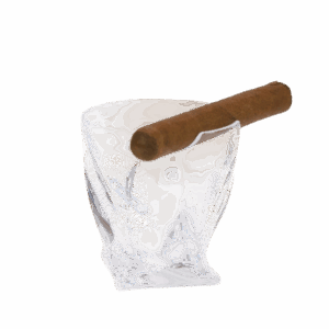 Whisky Cigar Holder Glass