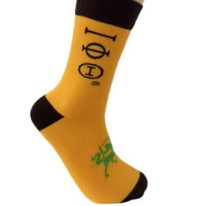 Iota Phi Theta Gold Dress Sock