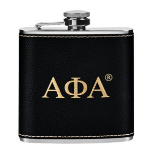 Alpha Phi Alpha Whiskey Flask